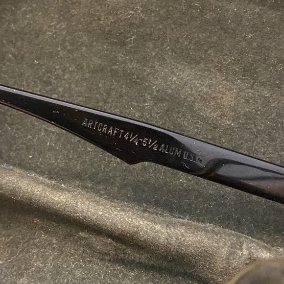 ArtCraft Cat-Eye Eyeglasses sunglasses FRAMES RARE VINTAGE METAL - Picture 4 of 5